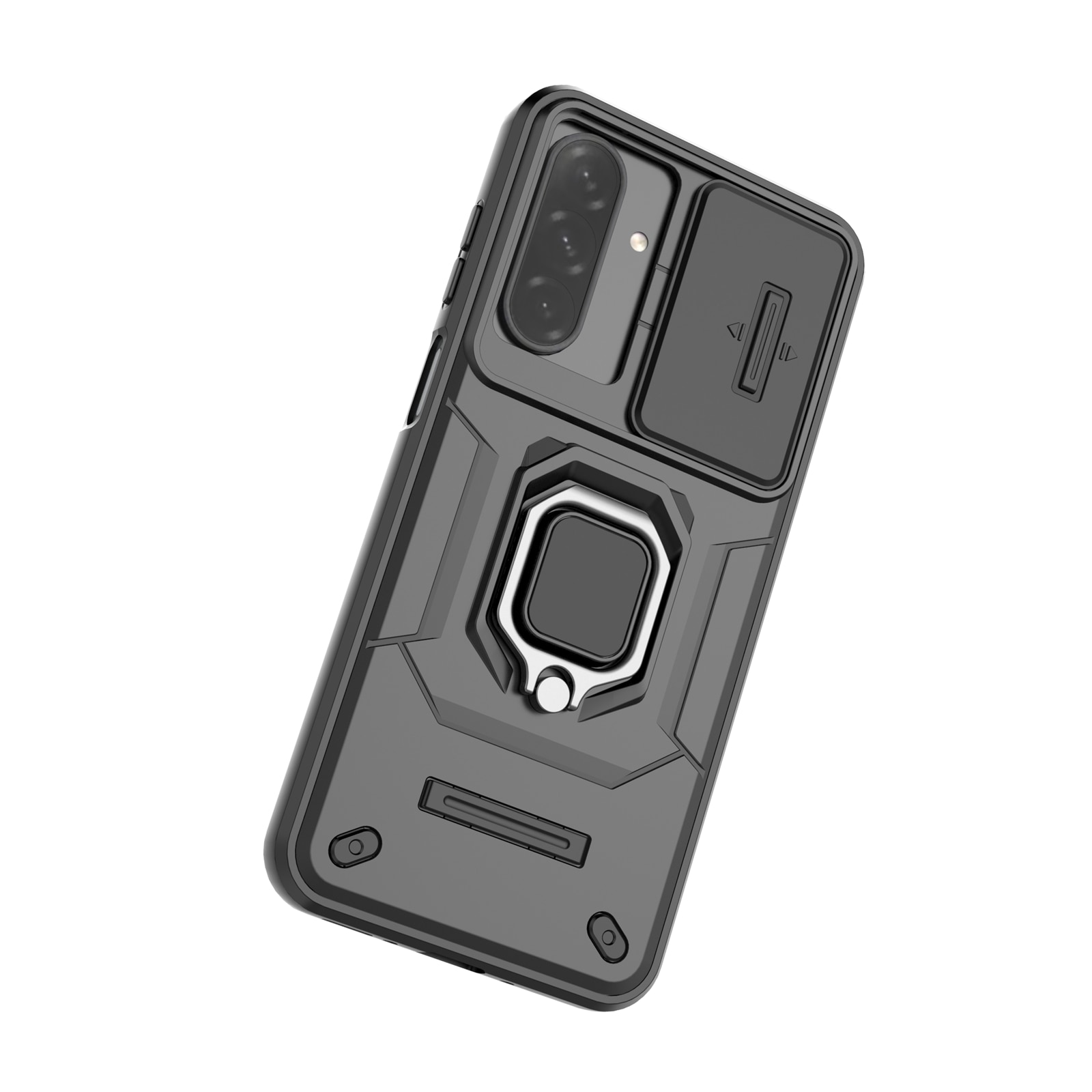 Husa de telefon mobil Armura rezistenta la socuri compatibila cu Samsung Galaxy A26 5G cu protectie a camerei, Negru