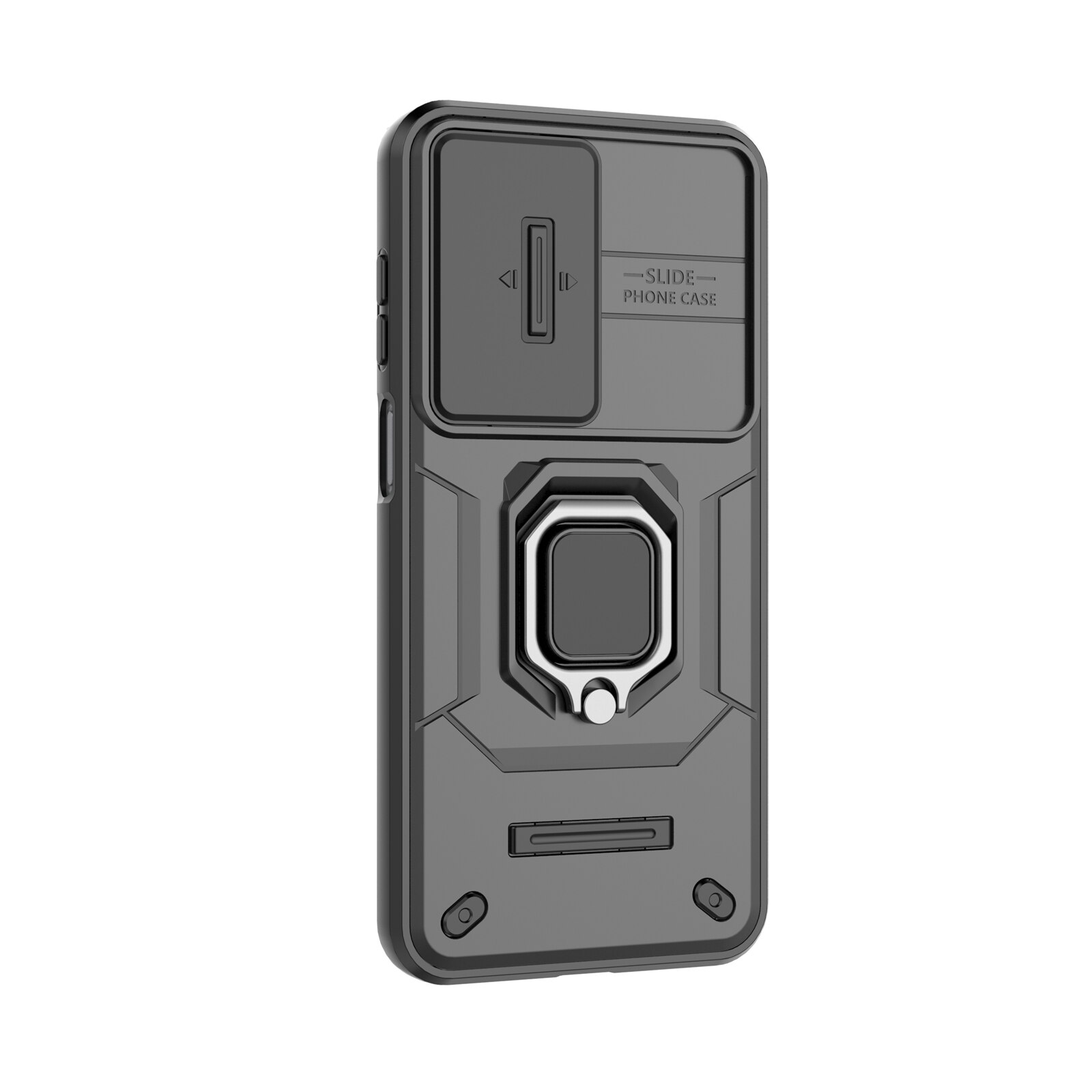 Husa de telefon mobil Armura rezistenta la socuri compatibila cu Samsung Galaxy A26 5G cu protectie a camerei, Negru