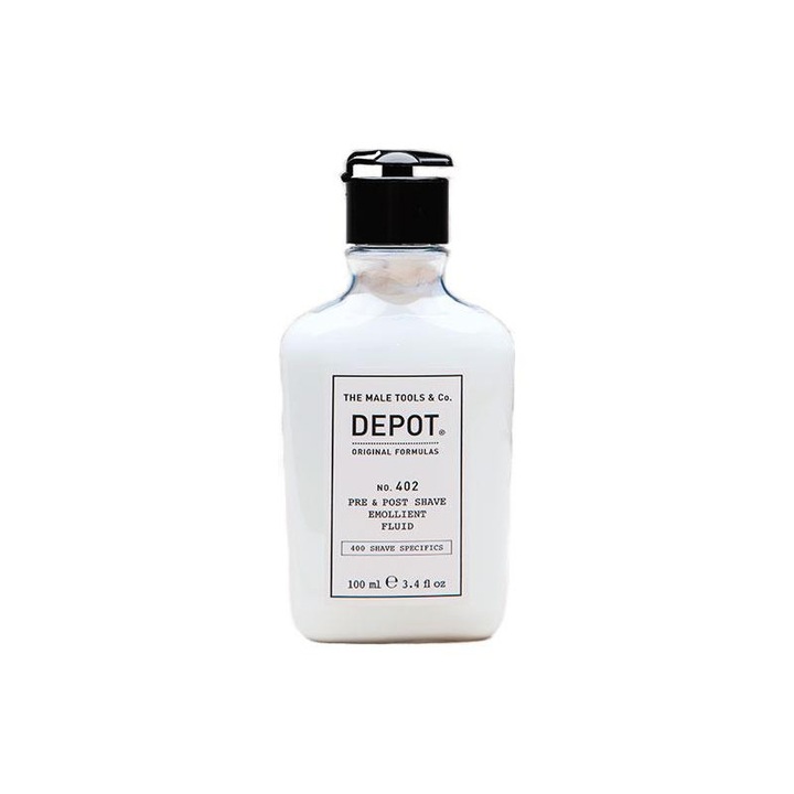 Омекотяващ флуид преди и след бръснене Depot №402 100мл