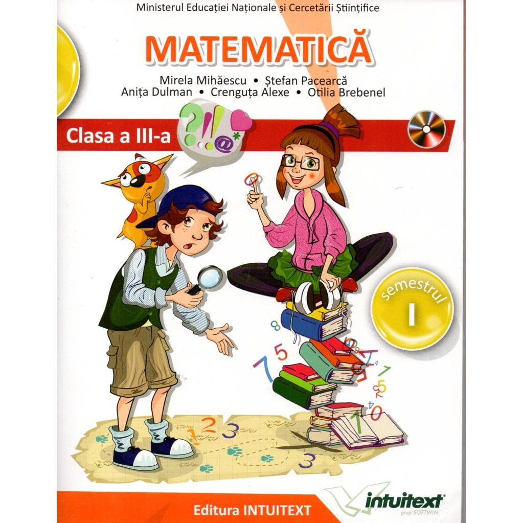 intrare A indrazni Premoniţie  Matematica. Manual pentru clasa a III-a. Semestrul I + II (editie  tiparita+editie digitala) - eMAG.ro