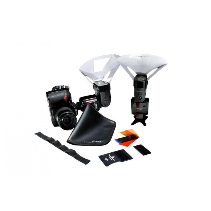 Kit modificatoare de lumina pentru eveniment LumiQuest Wedding/Event Kit (LQ-134)