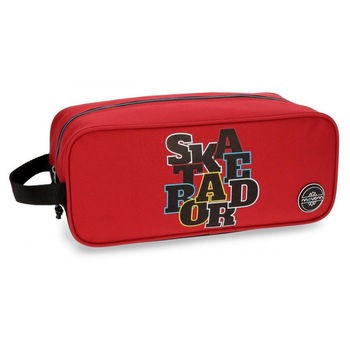 Geanta pantofi 34 cm Movom Skateboard rosu Geanta pantofi 34 cm Movom Skateboard rosu