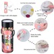Mini Blender Enforose, 350ml, roz, cu 6 lame din material alimentar, portabil