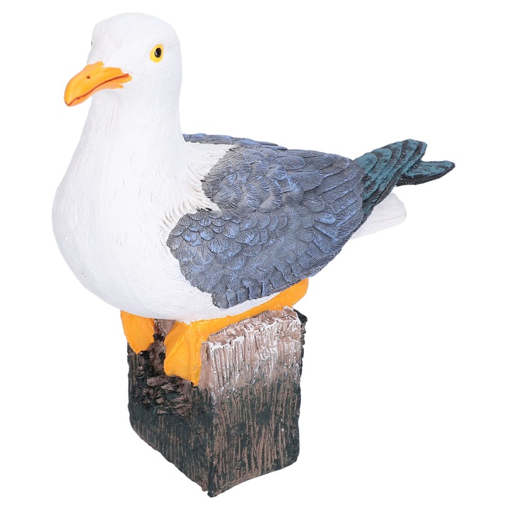 Figurina decorativa pescarus, aspect dragut, lucratura fina, multicolor