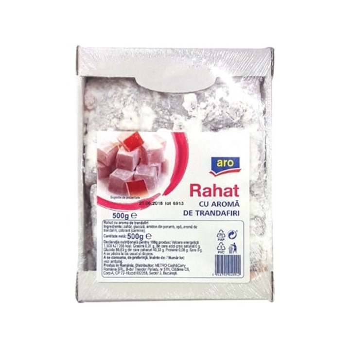 Rahat cu Aroma de Trandafiri, Aro, 500 g