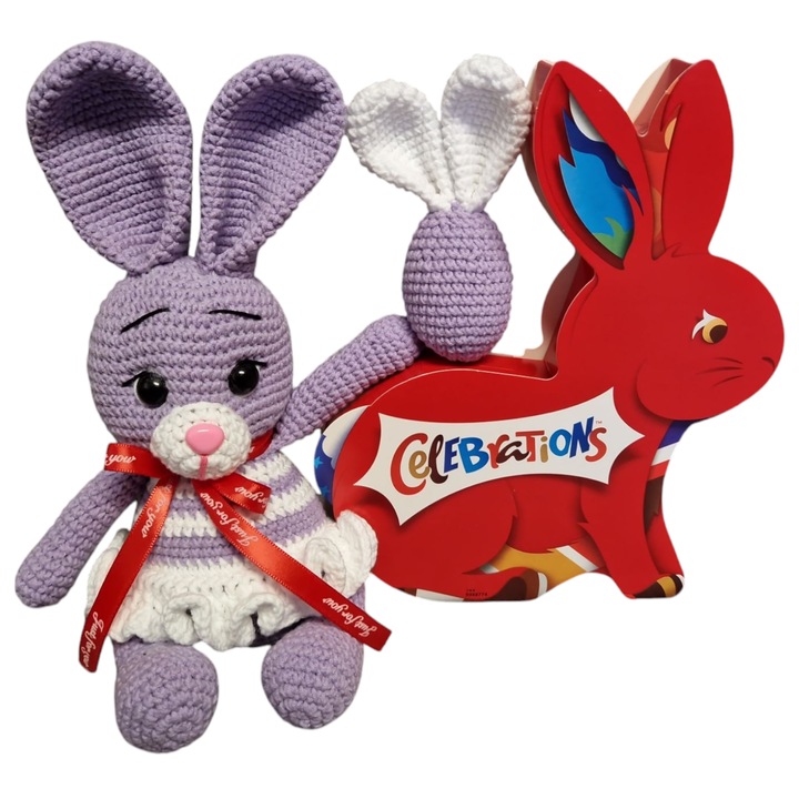 Pachet cadou pentru copii cu Iepuras Handmade