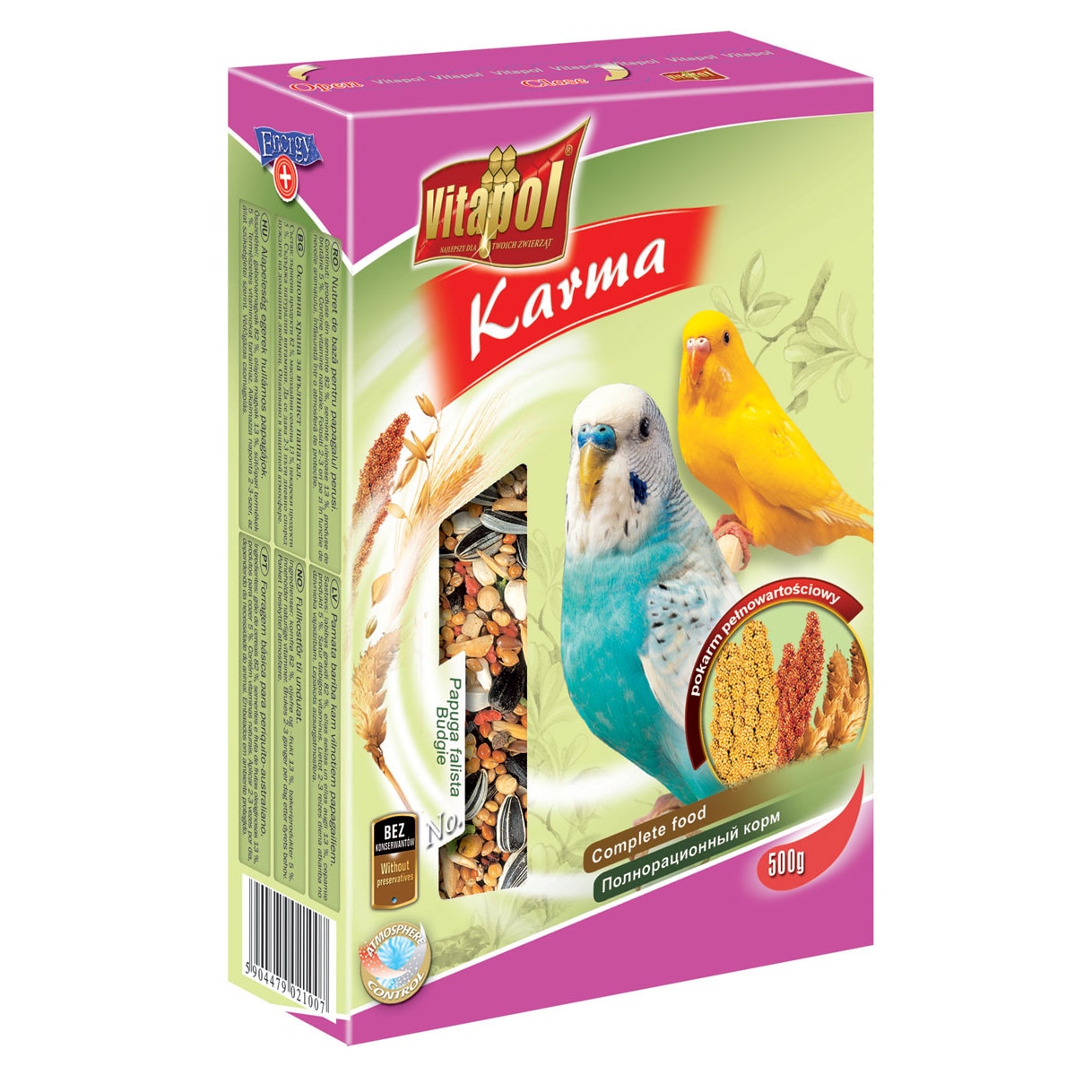 Hrana de baza Vitapol pentru perusi, 500 g