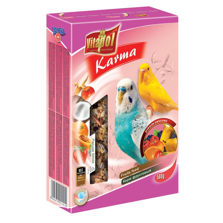 Vitapol плодова храна за папагали, 500 гр