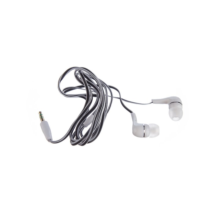 Casti intraauriculare YOURZ-S2-E, tip C, maini libere, microfon, alb