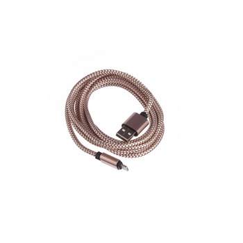 Cablu de date / Incarcare pentru IPhone, 2 metri, Roz Cablu de date / Incarcare pentru IPhone, 2 metri, Roz