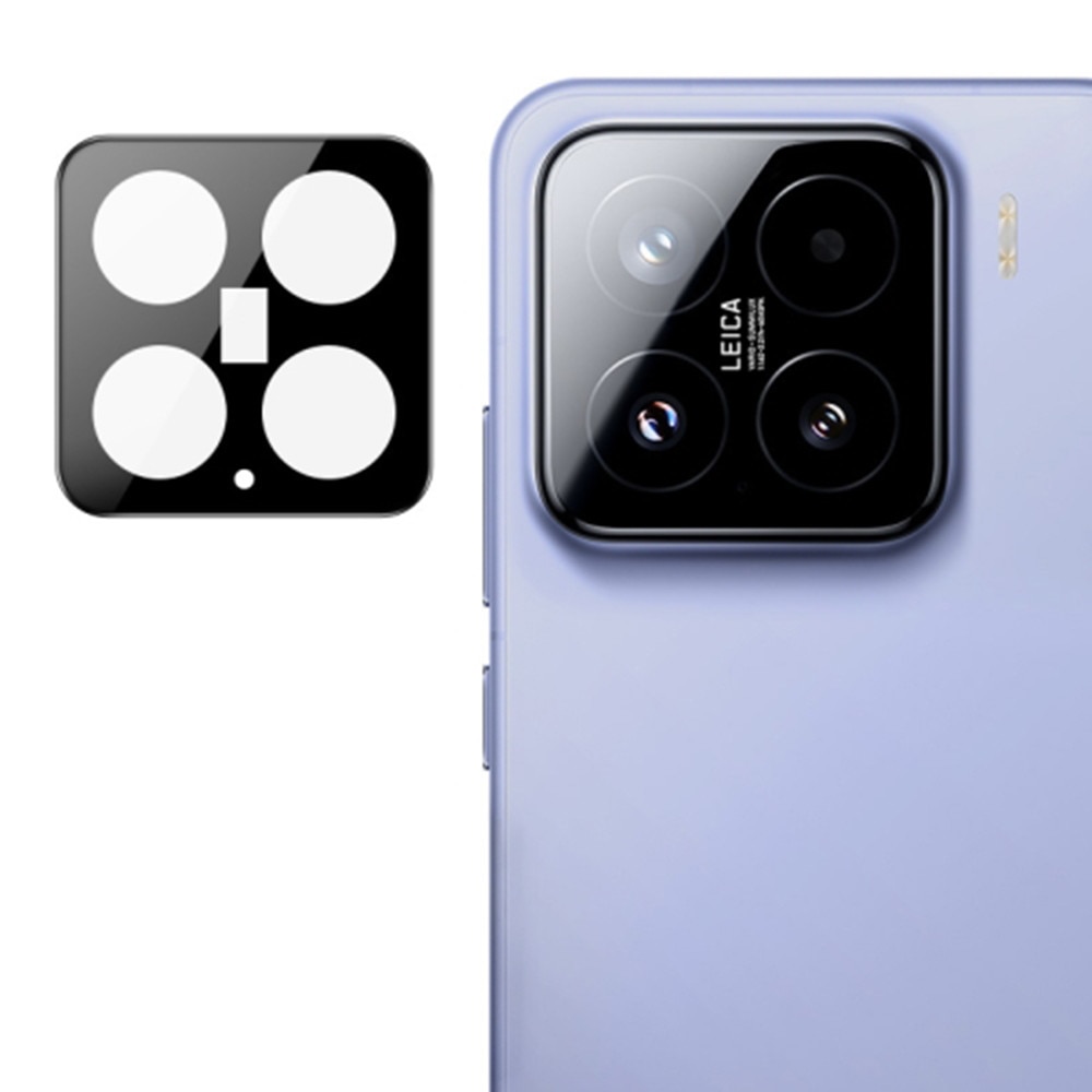 Folie Camera pentru Xiaomi 15 - Techsuit Full Camera Glass - Black