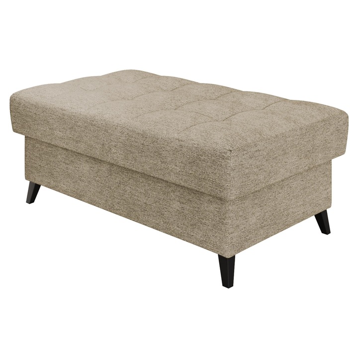 Taburet Elsie, MIRJAN 24, bej deschis, 106x67x44 cm