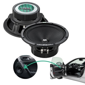 Set 2 Difuzoare auto 16,5 cm Deaf Bonce® Machete Lite 60, Putere 80W RMS, 4Ω, sunet puternic si clar, constructie solida, Negru