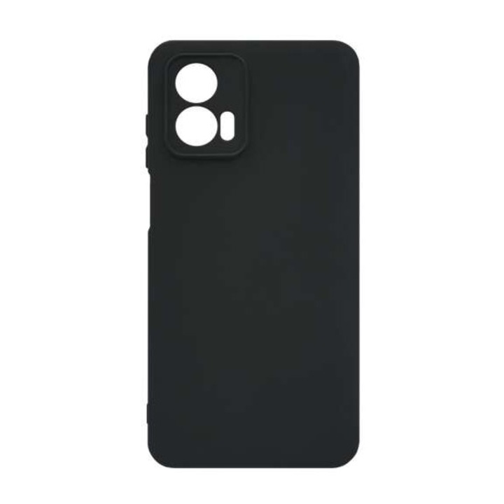 Husa compatibila cu Motorola Moto G85, Silicon Cover, Interior Microfibra, Protectie Camere, Negru, Atlas