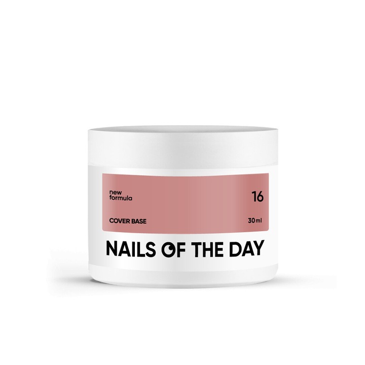 Baza hibrida BAZY Cover base NEW, 30 ml, culoare bej inchis, formula rezistenta, polimerizare rapida