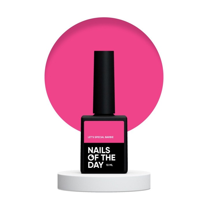 Oja hibrida LAKIERY Let's Special Barbie, 10 ml, nuanta intensa, aplicare usoara