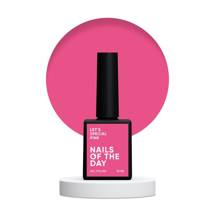 Oja hibrida LAKIERY Let's Special Pink, 10 ml, formula speciala, pigment european