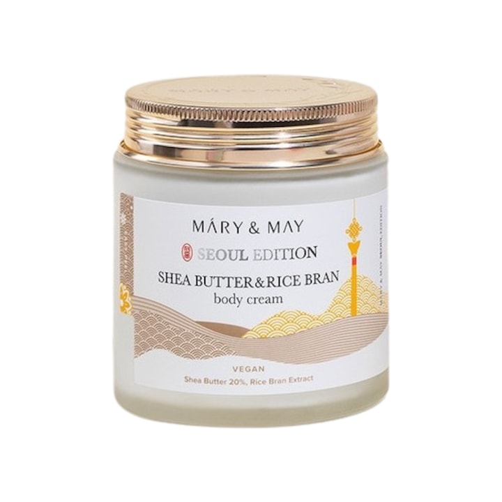 MARY & MAY Shea Butter & Rice Bran Testápoló Krém 250ml