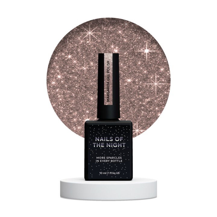Oja hibrida LAKIERY NAILSOFTHENIGHT Margarita, roz-pere, 10 ml