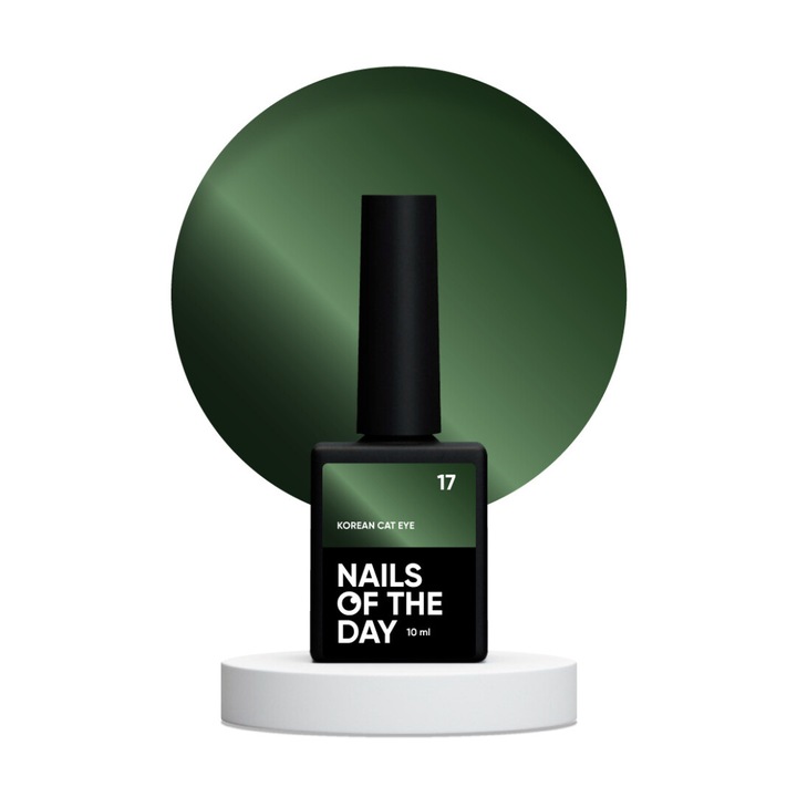 Oja hibrida Korean Cat Eye, 10 ml, verde, efect ochi de pisica