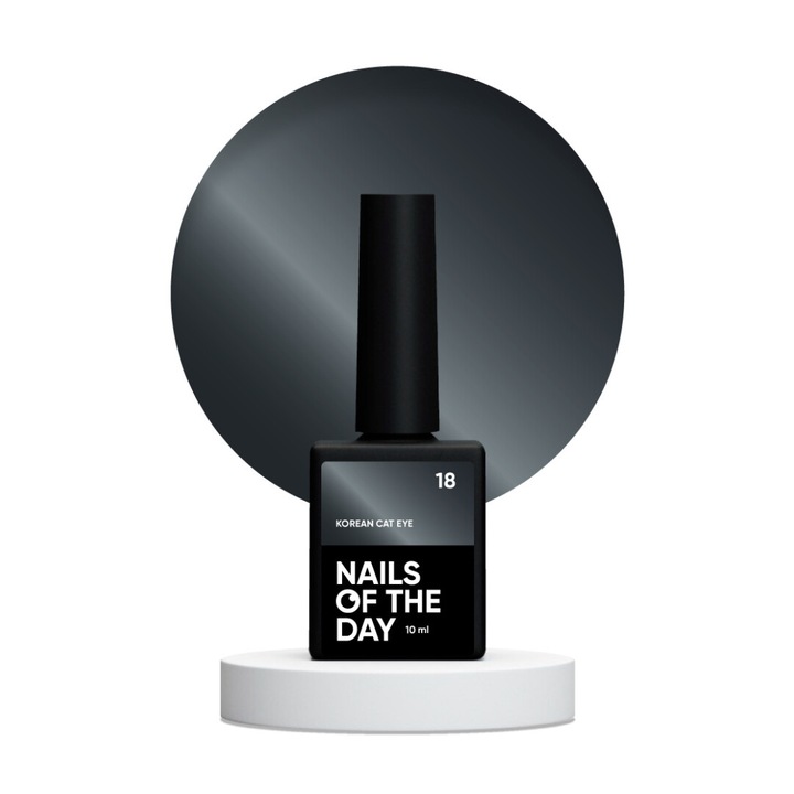 Oja hibrida, LAKIERY, Korean Cat Eye, 10 ml, efect "ochi de pisica", albastru inchis