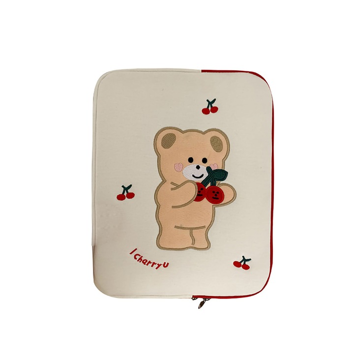 Калъф за лаптоп Zeaicos, 15 инча, 27x20см, памук, многоцветен