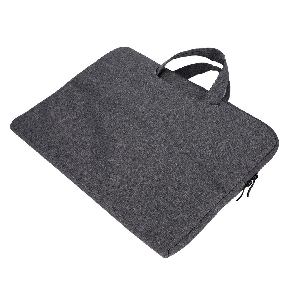 Geanta laptop Zeaicos 14 inch, nylon impermeabil, gri deschis/gri inchis