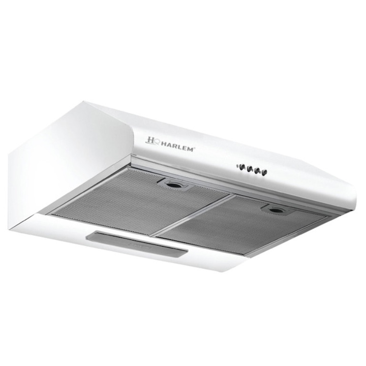 Hota traditionala Pyramis ST1, putere de absorbtie 176mc/h, 1 motor, 60cm, finisaj alb