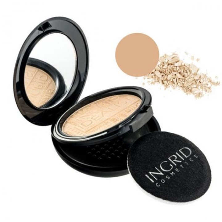 Pudra Compacta Profesionala Ingrid Cosmetics Idealist - 4 Beige