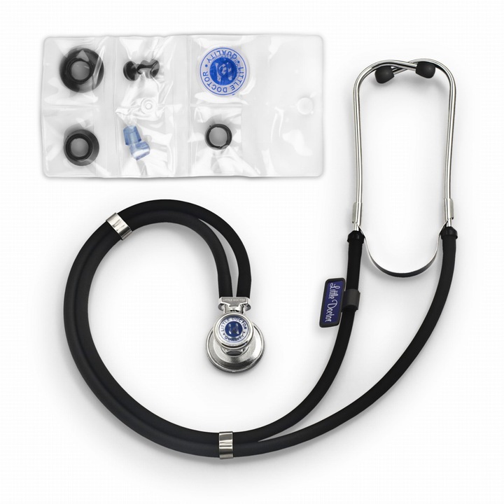 Stetoscop Special Rappaport Little Doctor 72 cm Negru