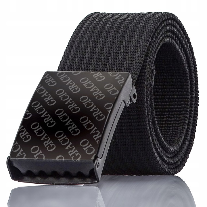 Curea barbati, Textil, Negru, Gracio PP-62, Negru, 165