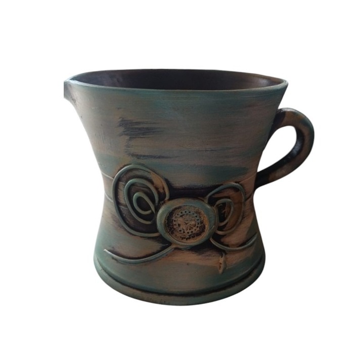 Ghiveci Decorativ Verde, 12x13 cm