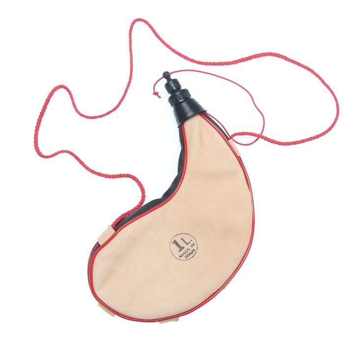 Кожена бутилка за вода 1 литър Albainox 34503