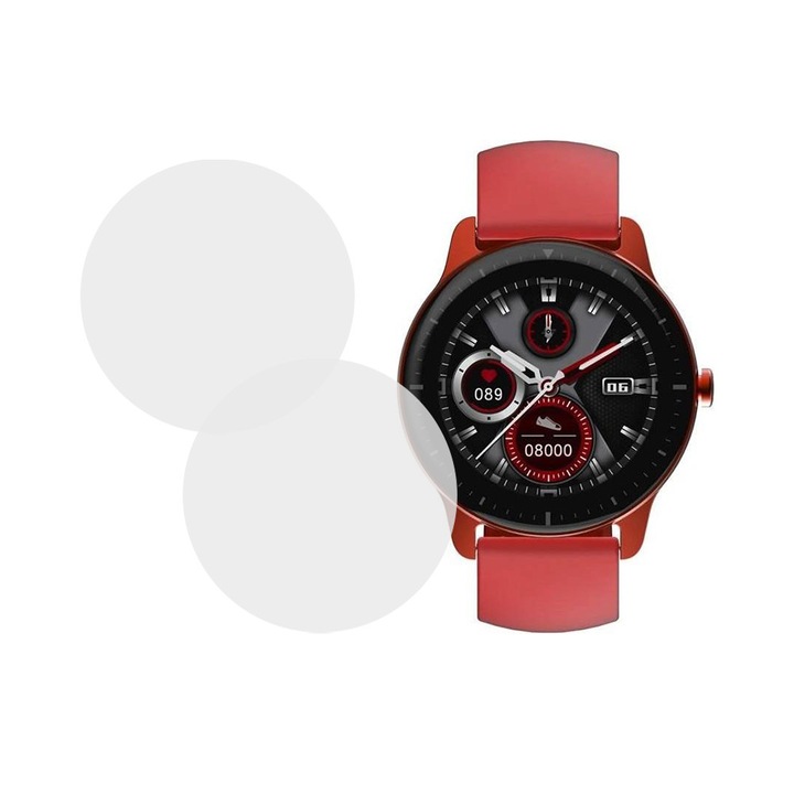 Set 2 x Folie compatibila cu Doogee CR1, InvisiFlex Full Glue, Silicon hydrogel regenerabil, Anti soc si anti spargeri, SlimLine NanoShield, Transparenta