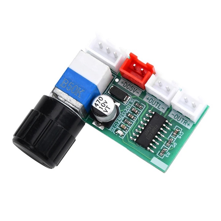 Amplificator audio stereo 2x3W cu PAM8403, XH-A154