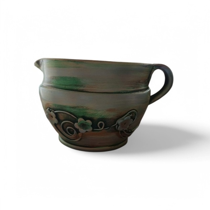 Ghiveci Decorativ Verde, 14x13 cm