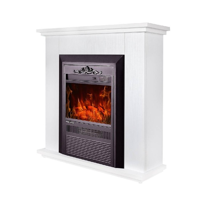 Електрическа камина Spark & Cristina 2498, 715x700x220 mm, 2000 W, 2 степени на отопление, 5 нива на интензитет на пламъка