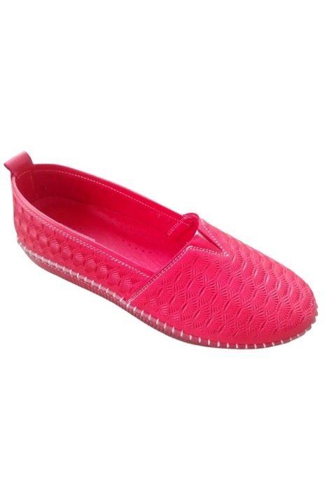 Pantofi perforati dama, Piele naturala, Anna Viotti 43-07, Rosu