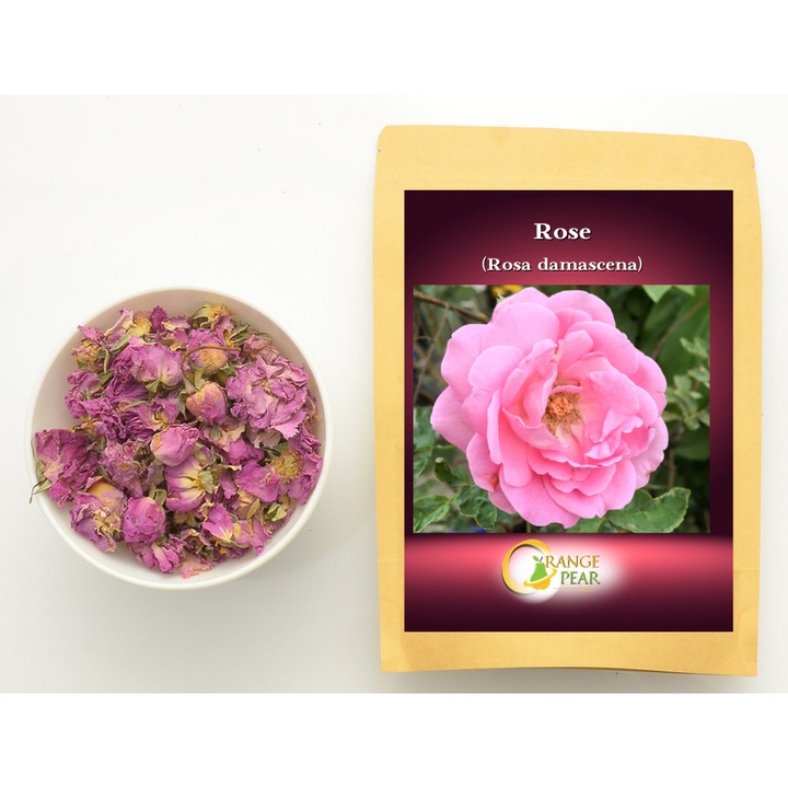 Egész virágú rózsa tea, Rosa Damascena, 100 g