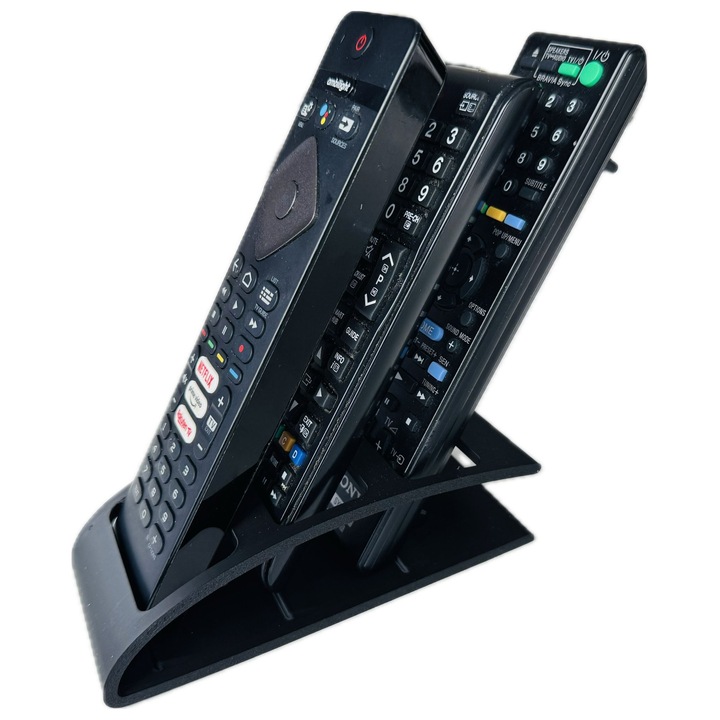 Suport Organizator Telecomenzi Negru