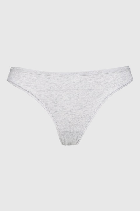 Tommy Hilfiger, Chiloti cu banda logo in talie, Gri deschis