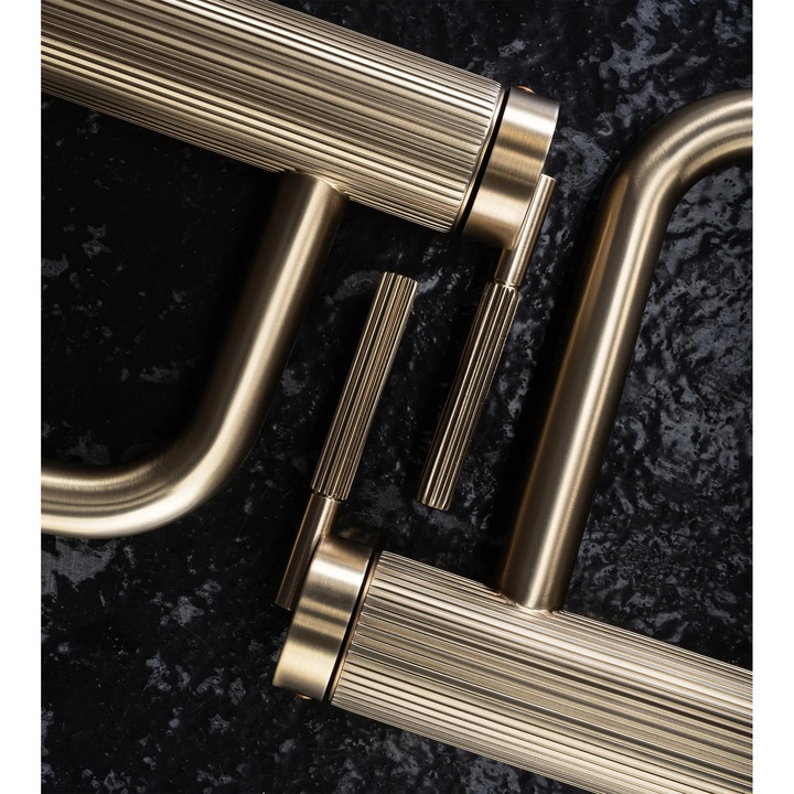 Смесител за мивка Rea Argon, Месинг, Златист, Мат