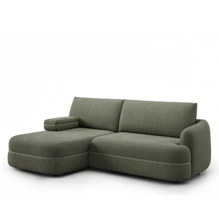 Coltar Extensibil Lush, Stofa Verde