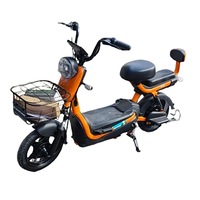 Scuter electric cu pedale GML 2.0, fara permis, motor 500W, acumulator 48V20Ah Plumb Acid, Portocaliu