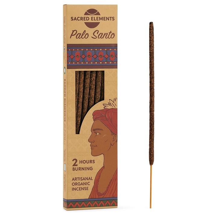 Betisoare parfumate Sacred Elements cu Palo Santo, 10 buc
