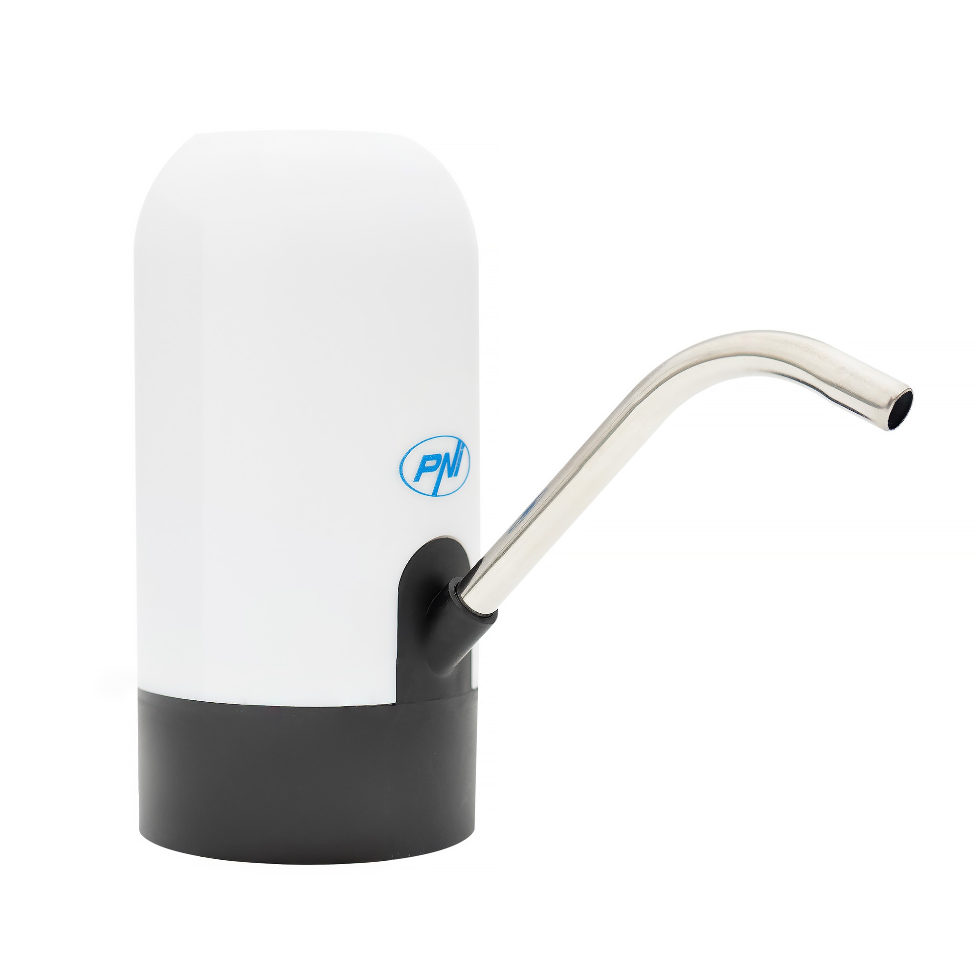 Pompa electrica pentru bidon de apa PNI WD100, incarcare prin micro USB, acumulator 800 mAh, putere 4W