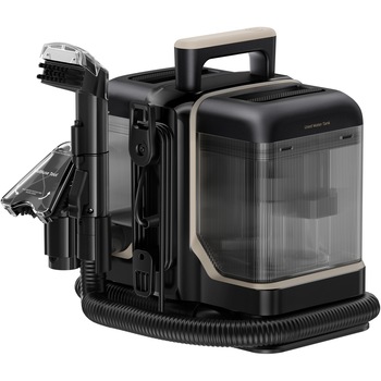 Aspirator cu spalare Dreame N10, putere de aspirare 12.000Pa, curatare cu apa calda pana la 60 de grade, design compact, negru