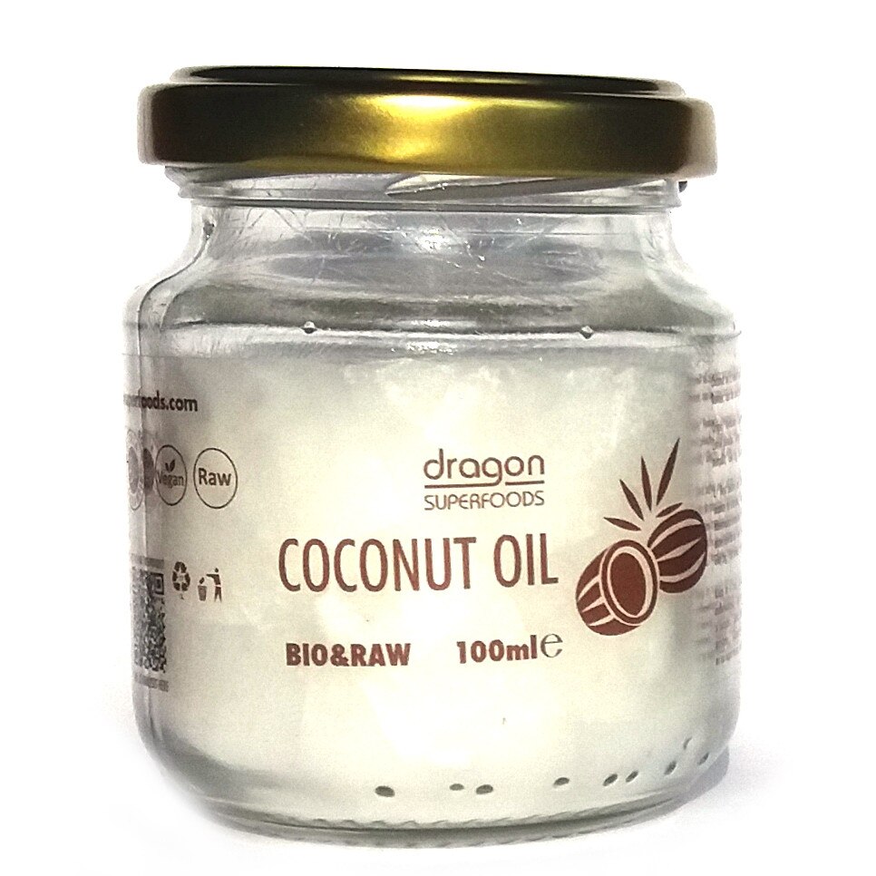 Ulei de cocos Raw Bio 100 ml, Dragon Superfoods