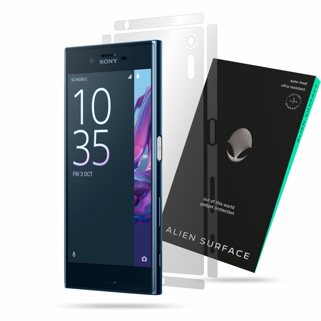 Folie Alien Surface, Sony Xperia XZs, protectie spate, laterale