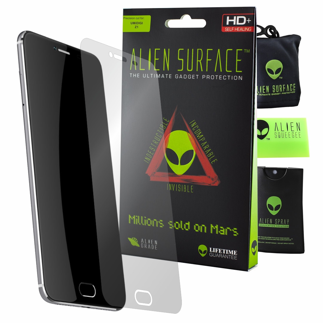 Folie Alien Surface HD, UMiDIGI Z1, protectie ecran + Alien Fiber cadou